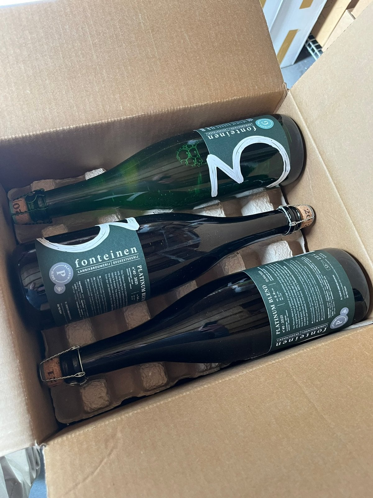 3 Fonteinen Platinum blend pack 20|21, Verzamelen, Ophalen of Verzenden, Zo goed als nieuw, Flesje(s), Overige merken