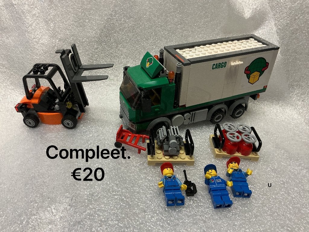 lego city sets vrachtwagen politie brandweer vuilniswagen, Ophalen of Verzenden