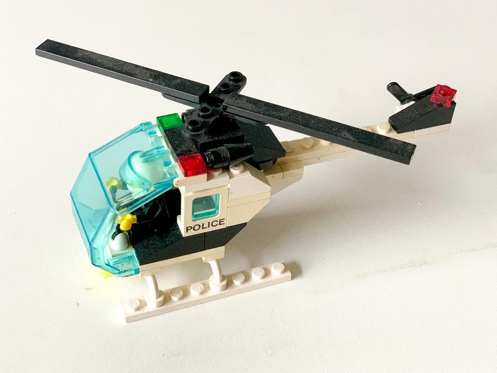 LEGO 6642 Politie Helicopter. Periode 1988 - 1990, Ophalen, Gebruikt, Lego, Compleet