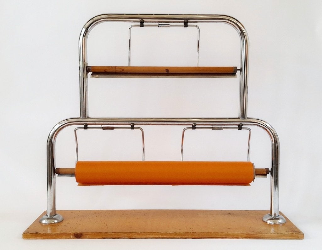 Papierrolhouder inpakpapier vintage, Ophalen of Verzenden