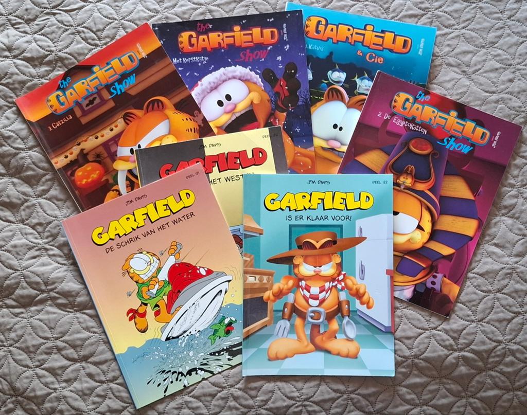 Garfield stripboeken, Boeken, Meerdere stripboeken, Ophalen, Gelezen