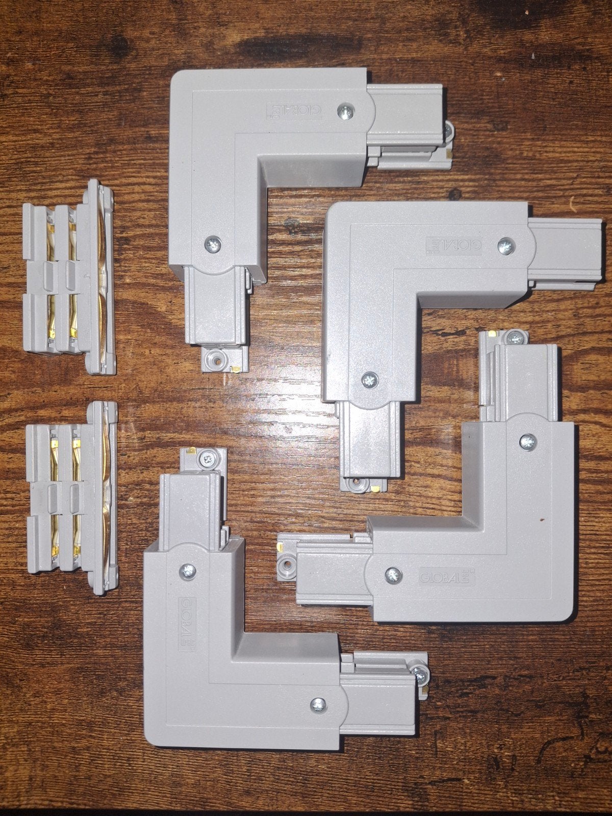 Global 3-fase rail koppelstukken – 6 stuks, Ophalen of Verzenden, Zo goed als nieuw, Overige materialen, Overige typen