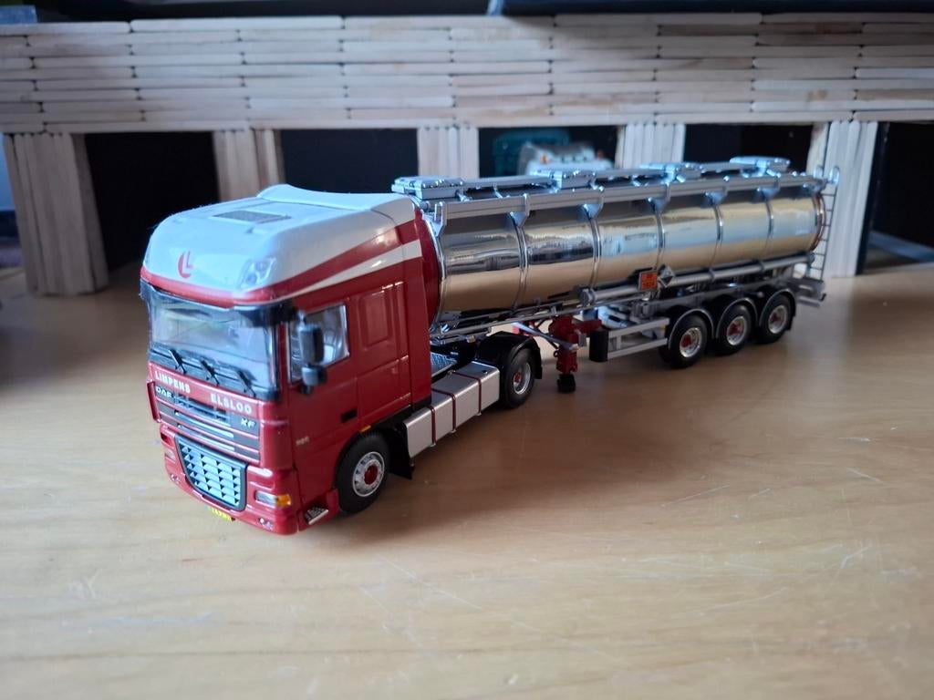 Daf limpens tankwagen, Hobby en Vrije tijd, Modelauto's | 1:50, Ophalen of Verzenden, Nieuw, Bus of Vrachtwagen, Wsi