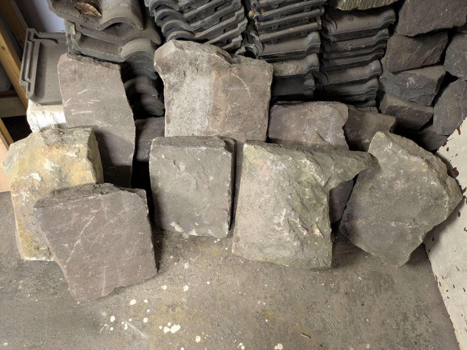 Natuurstenen blokken - Ideaal voor tuin of decoratie, Ophalen, Gebruikt, Natuurstenen