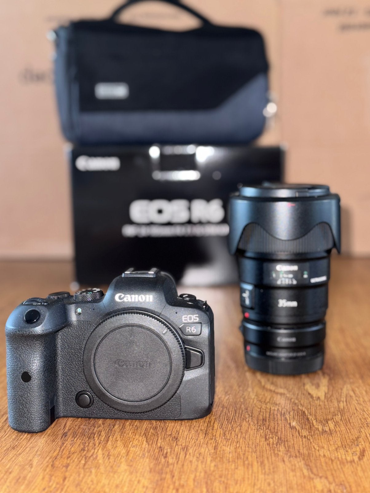 Canon EOS R6 + 1 lens + DJI Ronin RS2 Pro | 9391 shutter, Ophalen of Verzenden, Zo goed als nieuw, Canon, Geen optische zoom