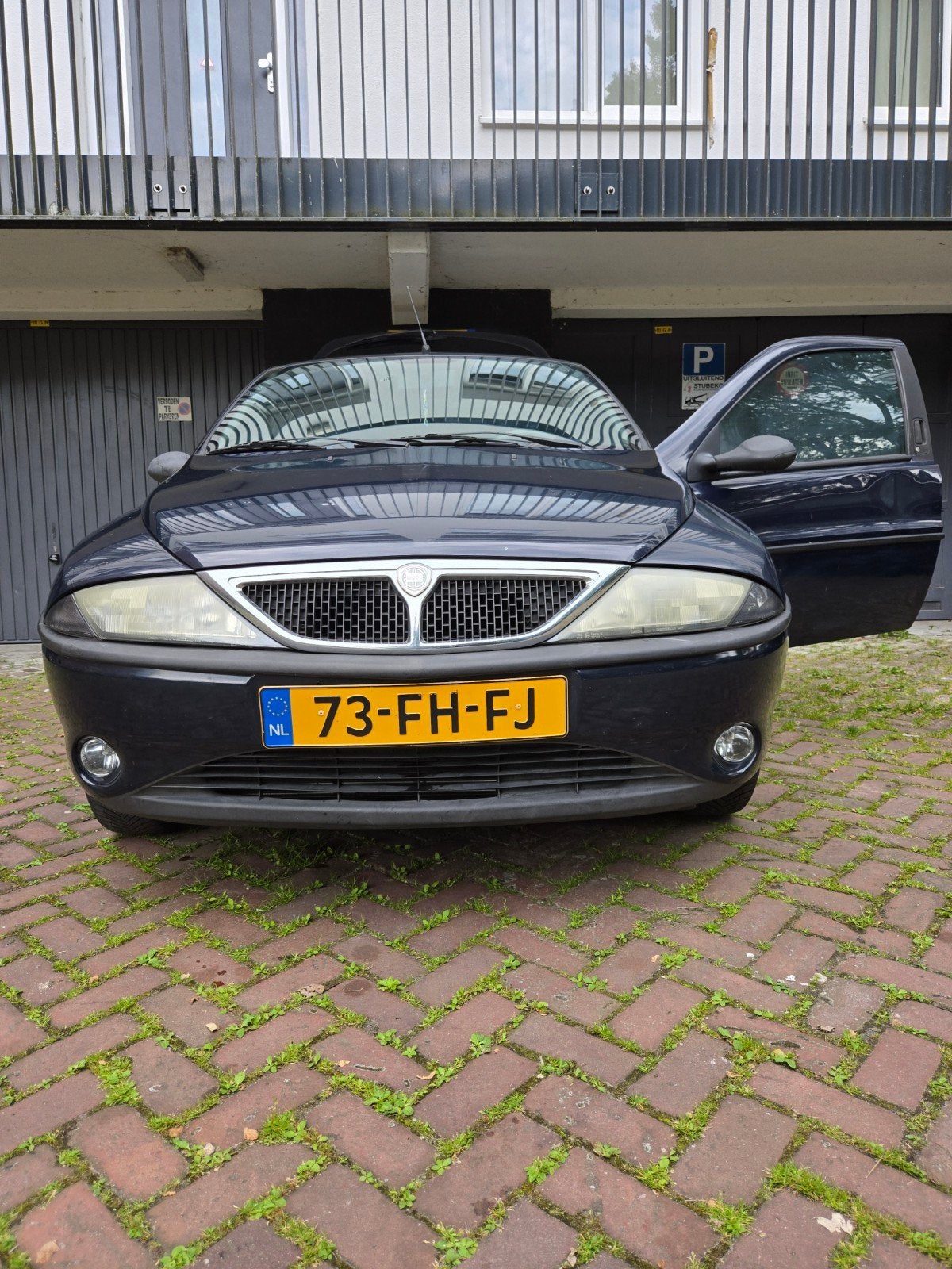 Lancia Y 1.2 2000 Blauw, Auto's, Voorwielaandrijving, 15 km/l, 1242 cc, 4 cilinders