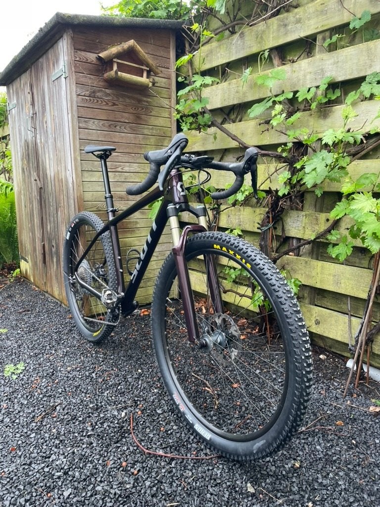 Scott Carbon Gravel Bike / MTB L, Gebruikt, Vering, 10 tot 15 versnellingen, Overige maten