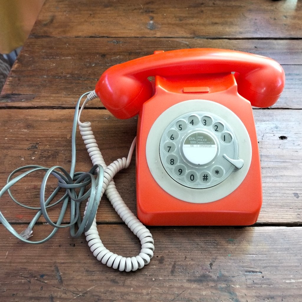 telefoon draaischijf vintage, Telecommunicatie, Vaste telefoons | Niet Draadloos, Ophalen of Verzenden, Gebruikt, Met draaischijf