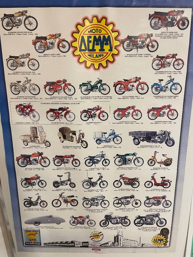Moto DEMM Milano poster, Fietsen en Brommers, Ophalen, Nieuw