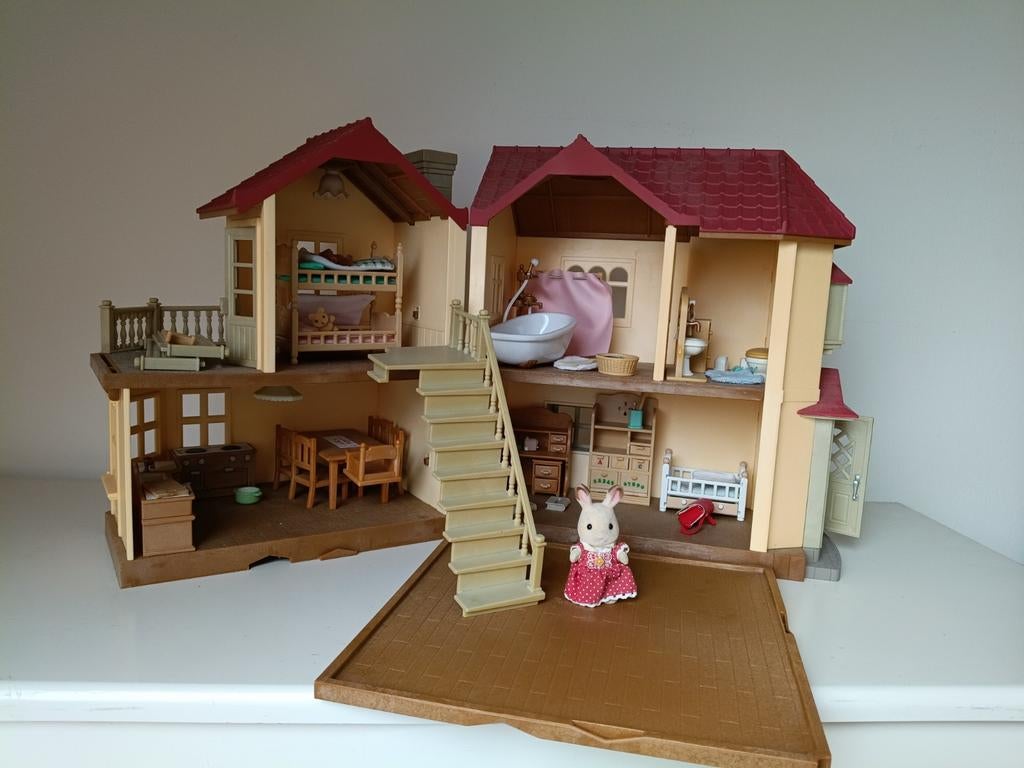 Sylvanian Families Groot Huis met Meubels en Figuur, Ophalen