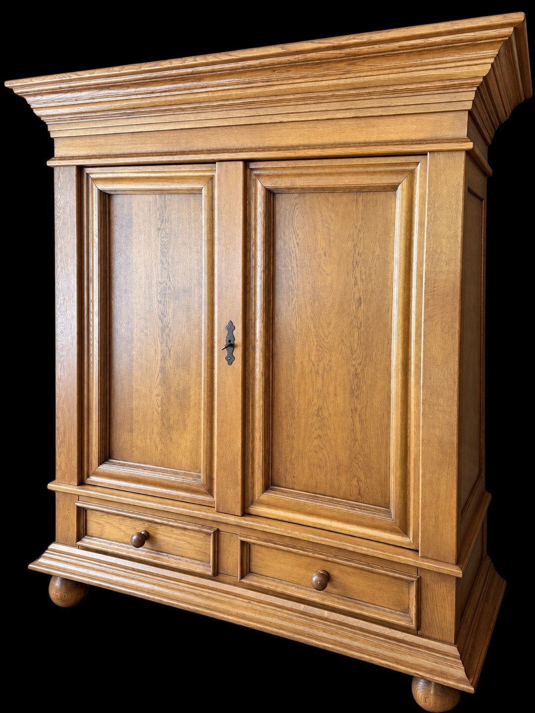 Eiken broodkast / kamerkast - 195x180x69 cm, 150 tot 200 cm, Eikenhout, Ophalen of Verzenden, Zo goed als nieuw