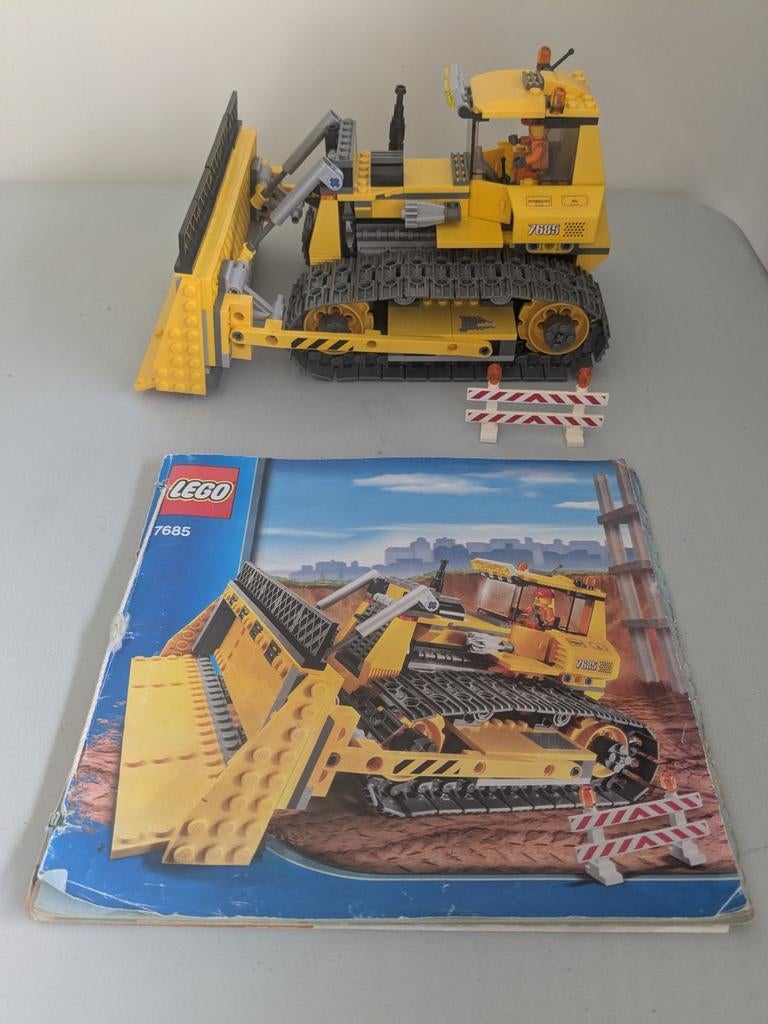 LEGO City 7685 Bulldozer met instructies, Lego, Compleet, Ophalen of Verzenden, Complete set