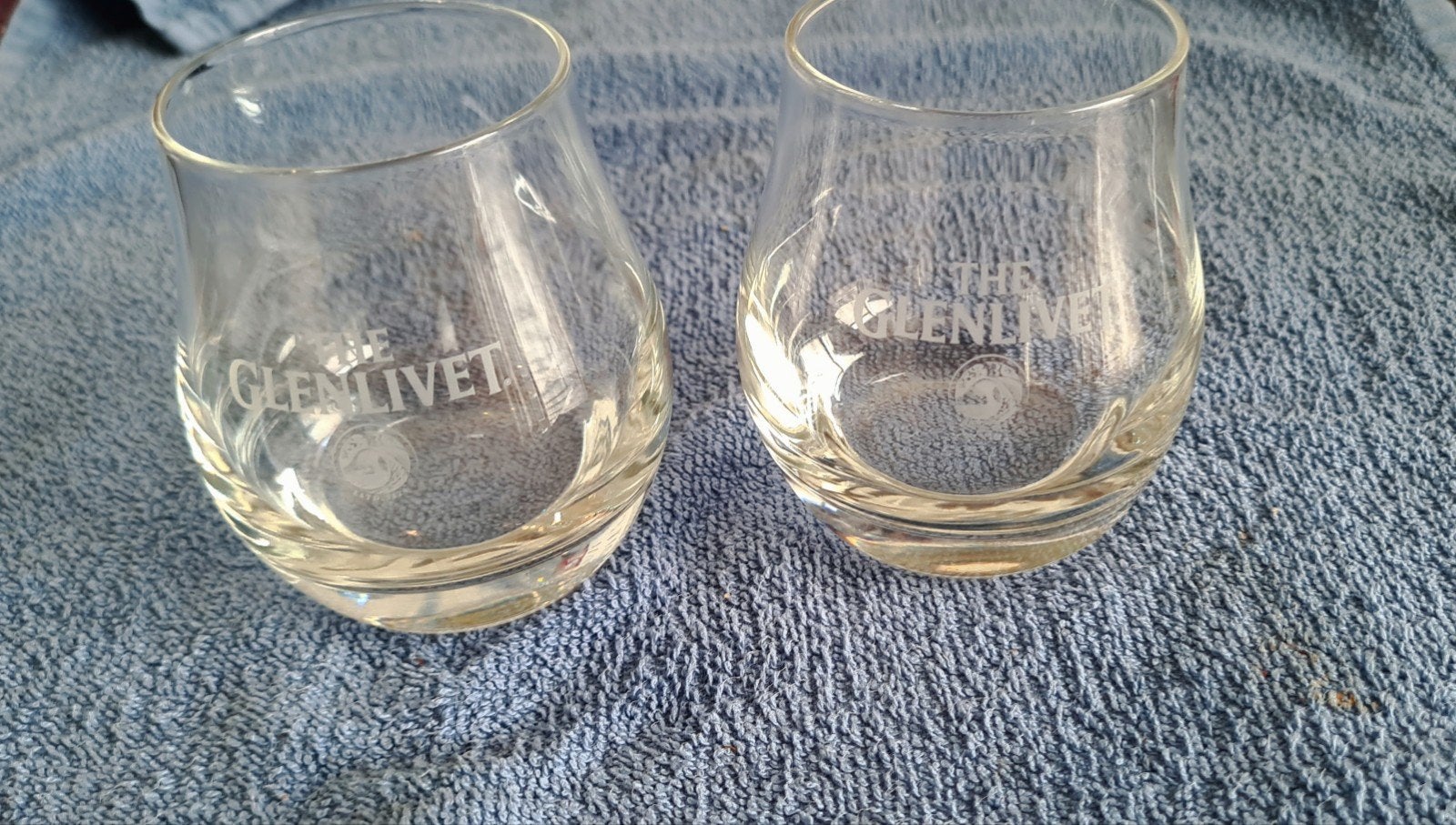 Set van 2 The Glenlivet whisky glazen, Glas of Glazen, Overige merken, Ophalen of Verzenden, Glas