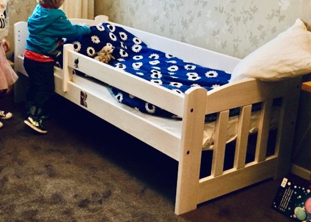 Kleuterbed / kinderbed 150x70, Kinderen en Baby's, Kinderkamer | Bedden, Ophalen, Gebruikt, 70 tot 85 cm, 140 tot 160 cm