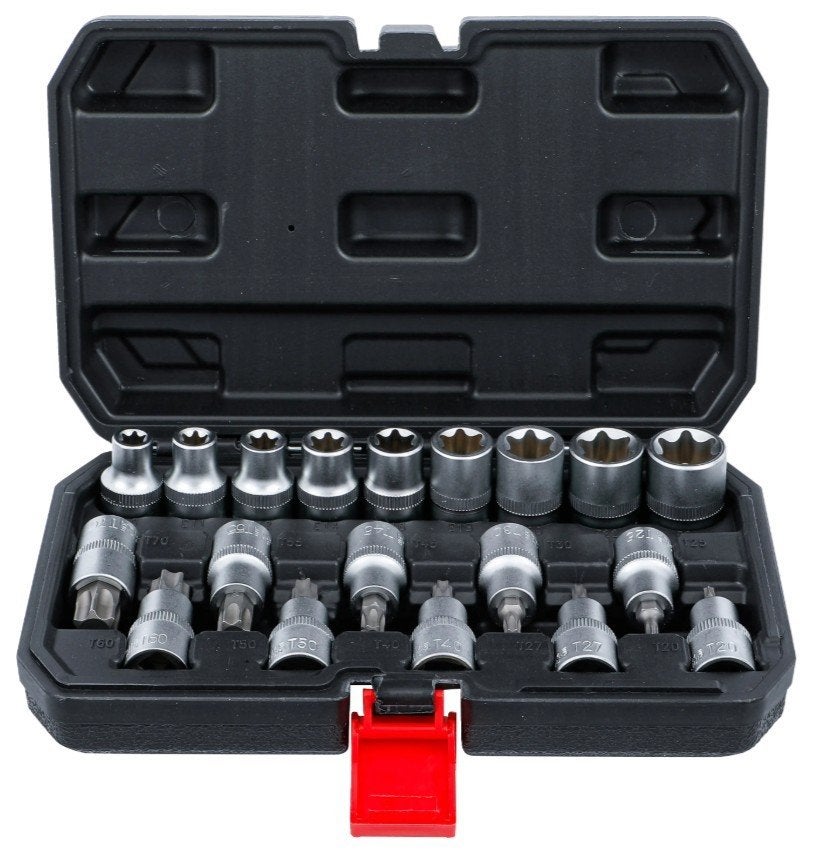 torx Dop-/ bitdop set 1/2 duims 19-delig, Ophalen of Verzenden, Nieuw