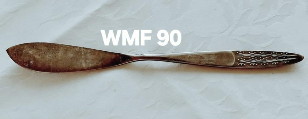 WMF 90 verzilverde boter mes bewerkte handvat, Ophalen of Verzenden