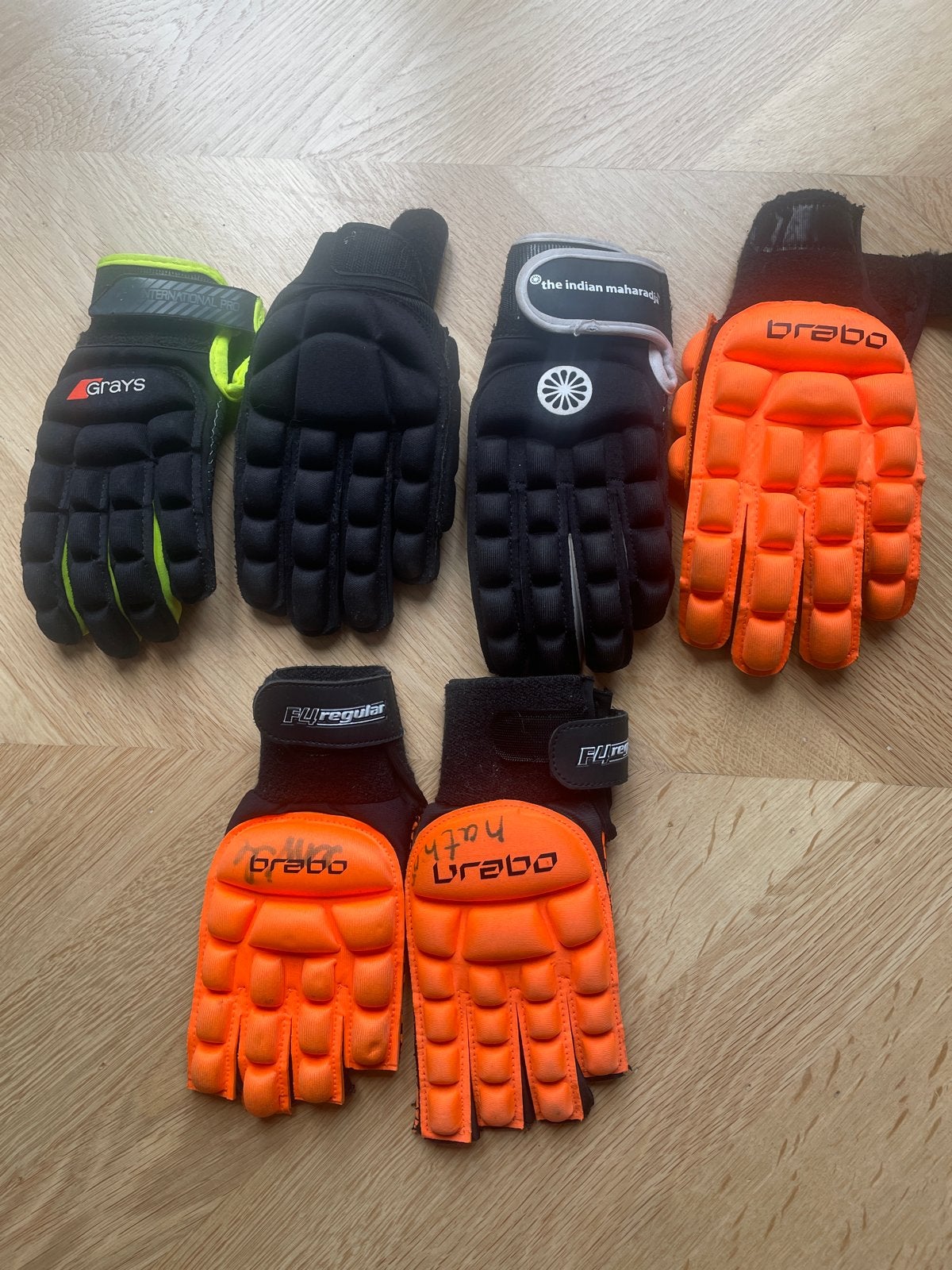 Hockeyhandschoenen: zaal en veld, voor kind, Ophalen, Gebruikt, Overige typen
