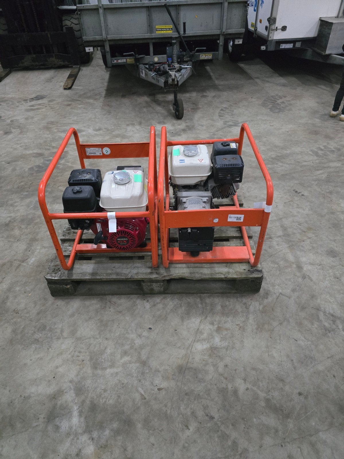 aggregaat 4,2 KVA ,Honda benzinemotor, Ophalen