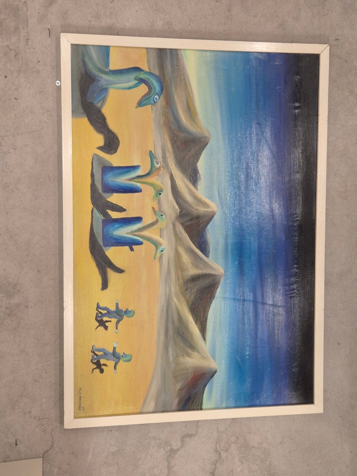 schilderij groot, maten volgen, Ophalen