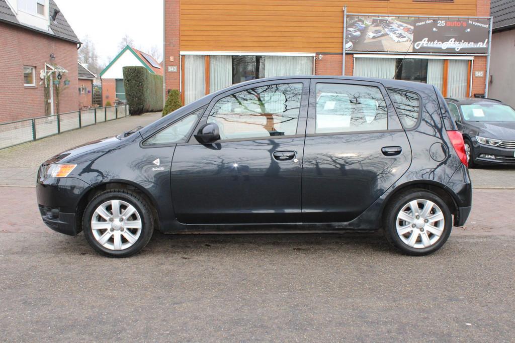 Mitsubishi Colt 1.3 Invite Airco, Parkeersensoren, Trekhaak!, Stof, Gebruikt, 31 €/maand, Origineel Nederlands