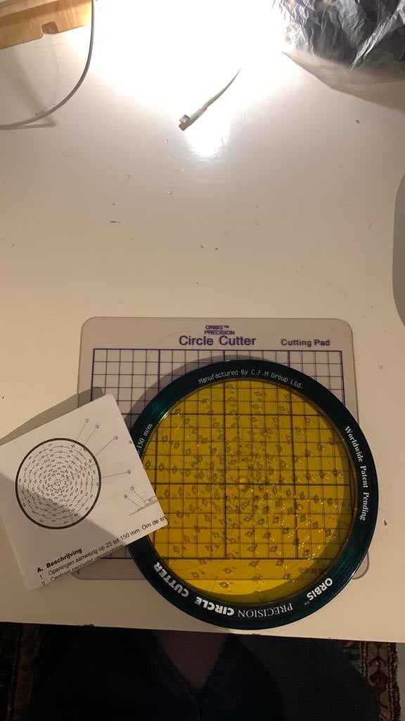 Circle cutter, Ophalen of Verzenden, Zo goed als nieuw, Gereedschap of Toebehoren