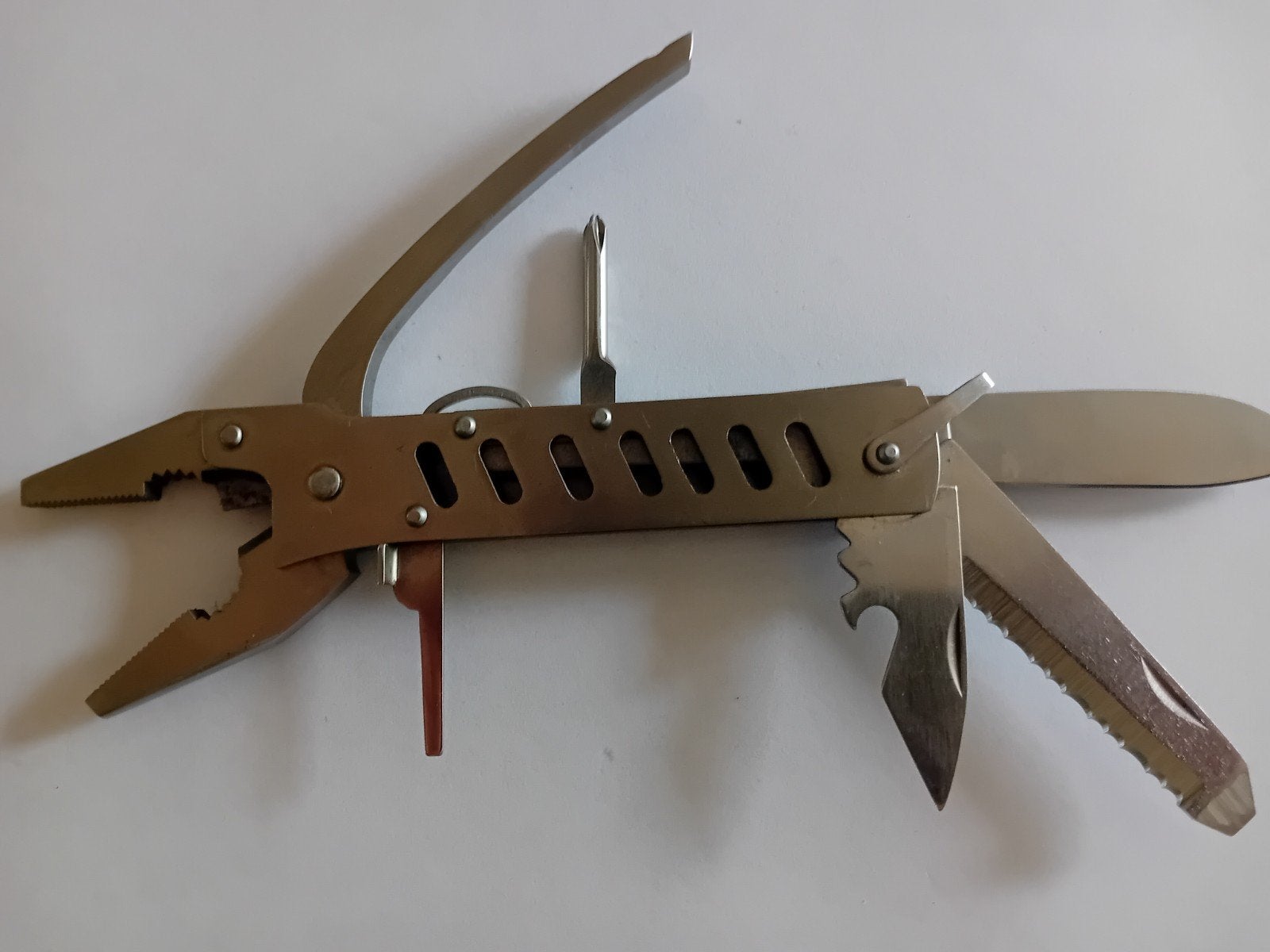 Overlevingstool rvs- Inclusief etui - Barlow, Doe-het-zelf en Verbouw, Verzenden, Nieuw, Multitool, Overige merken