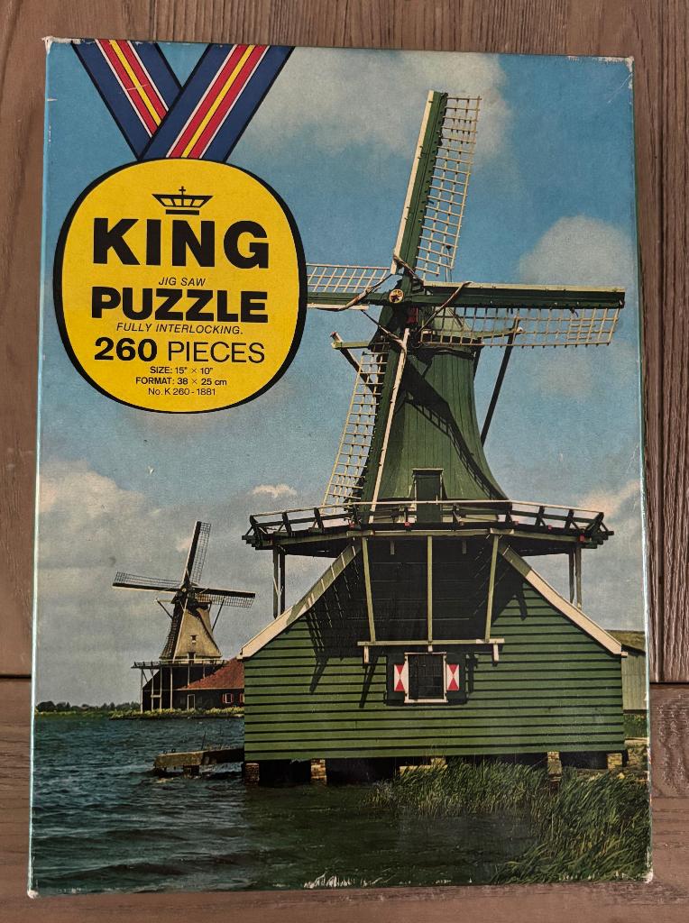 legpuzzel Zaanse Schans Molen, Hobby en Vrije tijd, Ophalen, Minder dan 500 stukjes, Gebruikt, Legpuzzel