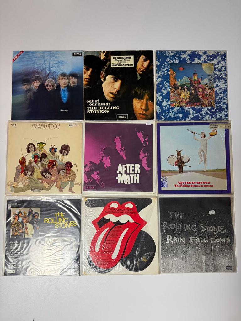 9 Rolling Stones LP's - Diverse albums, Cd's en Dvd's, Gebruikt, Ophalen of Verzenden, 12 inch, Poprock