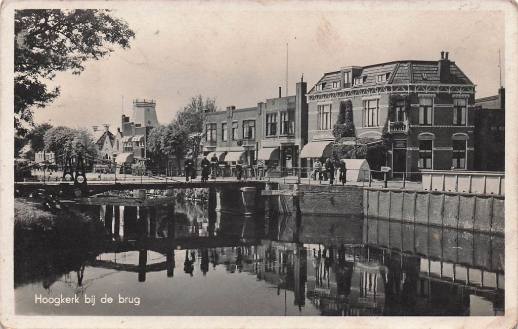 702-390-017 Hoogkerk Bij De Brug, Verzamelen, Ansichtkaarten | Nederland, Verzenden, Voor 1920, Groningen