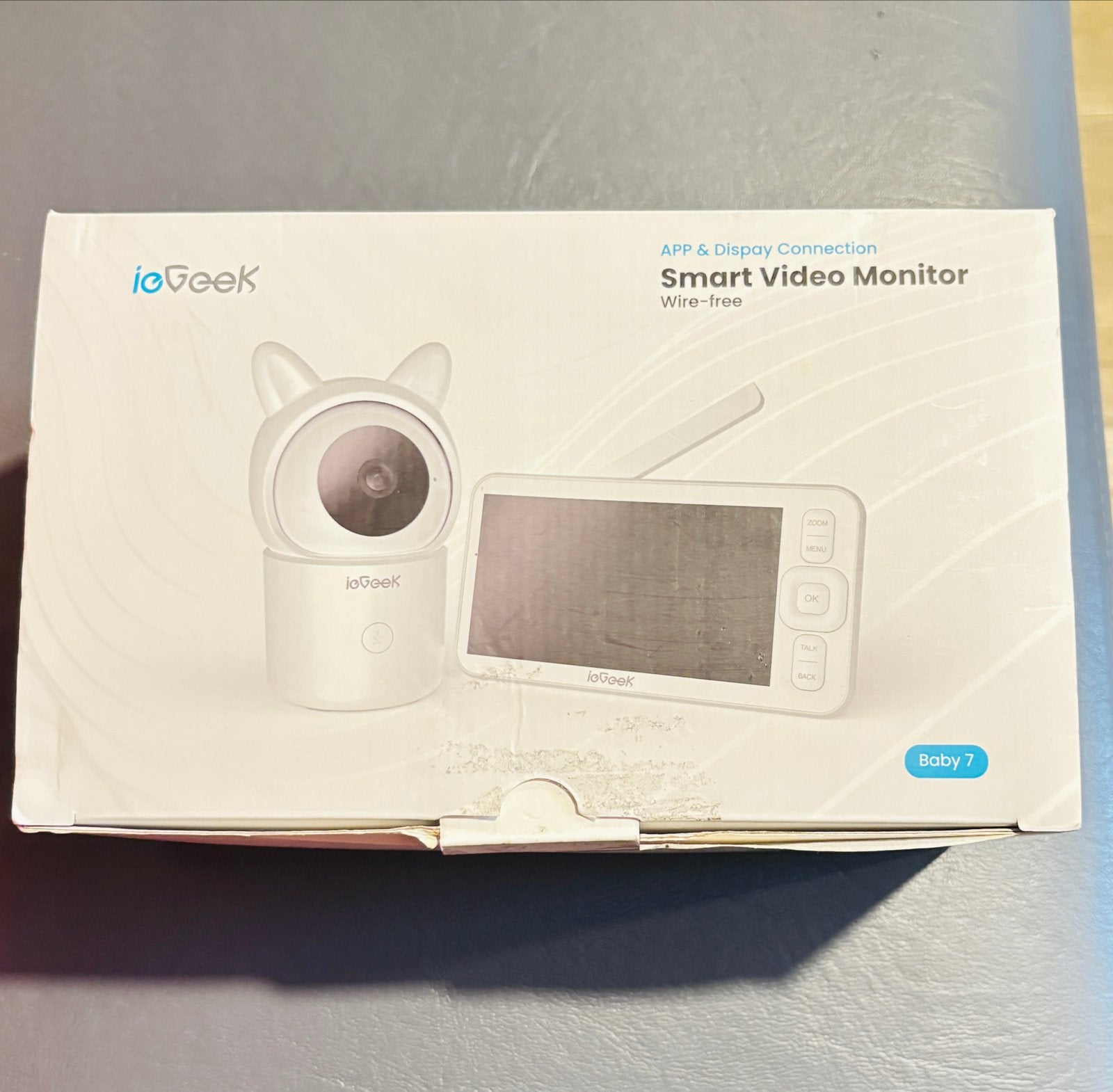 iGeek Smart Video Monitor Babyfoon - Draadloos, Ophalen of Verzenden, Nieuw, 100 tot 250 meter, Camera