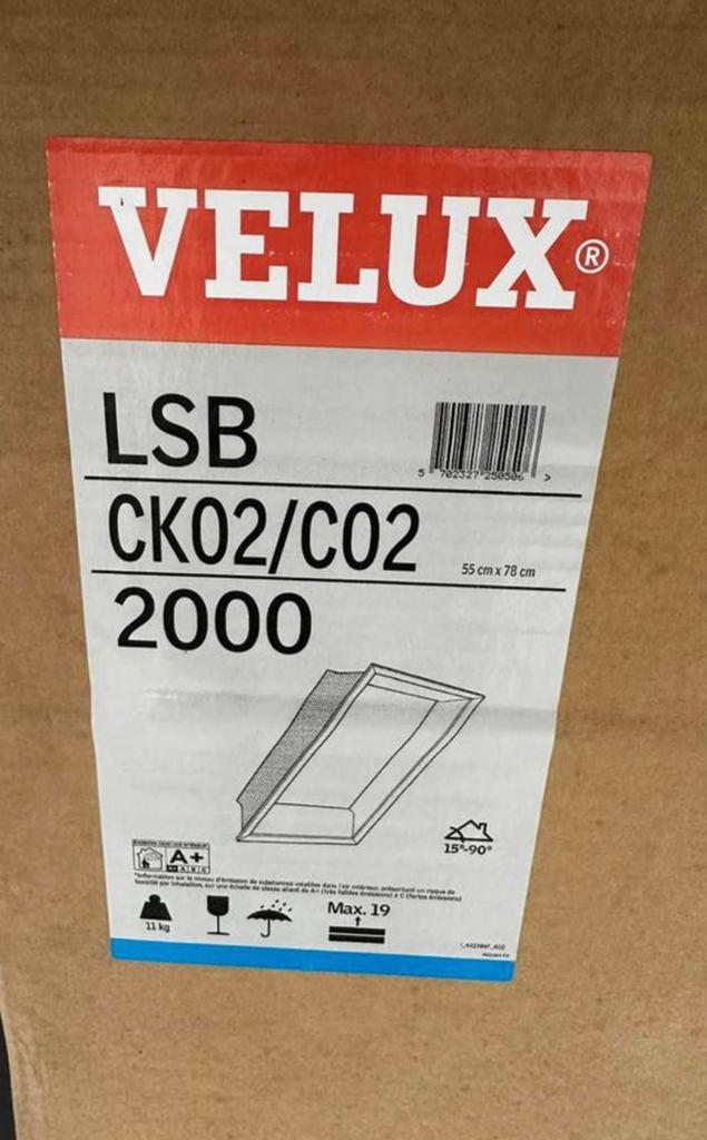 VELUX Dakraam LSB CK02/C02 2000 - 55x78 cm, Ophalen, Nieuw, Dakraam, Minder dan 80 cm