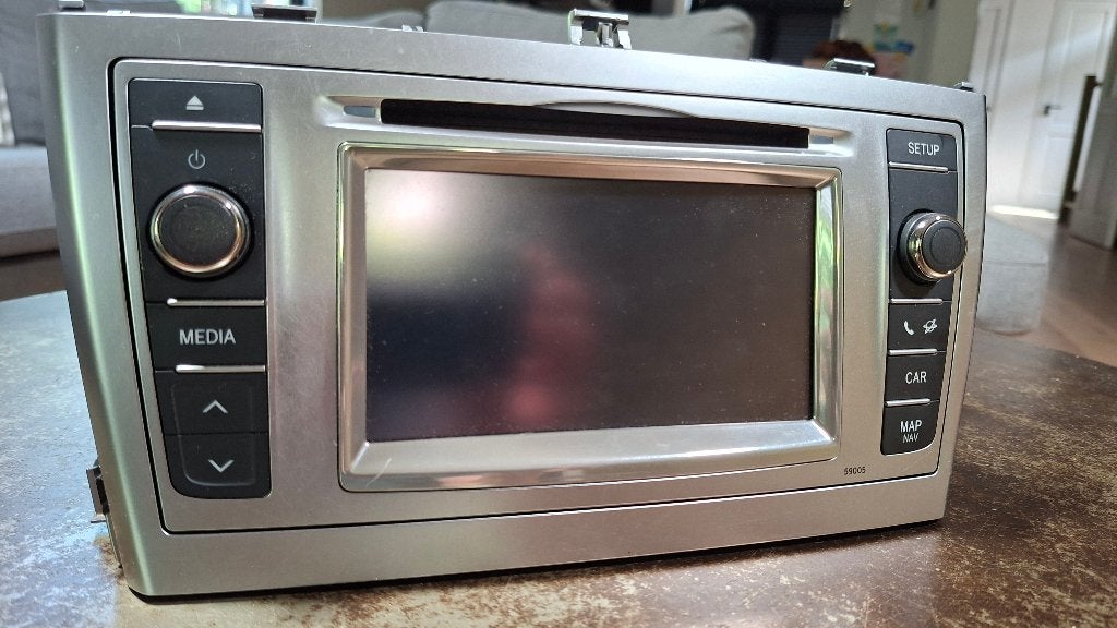 Toyota Avensis T27 radio/navi, Ophalen of Verzenden, Gebruikt