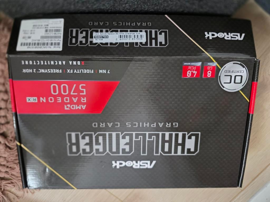 ASRock AMD Radeon RX 5700 Challenger D 8G OC, Computers en Software, Videokaarten, Gebruikt, AMD, GDDR6, PCI-Express 4