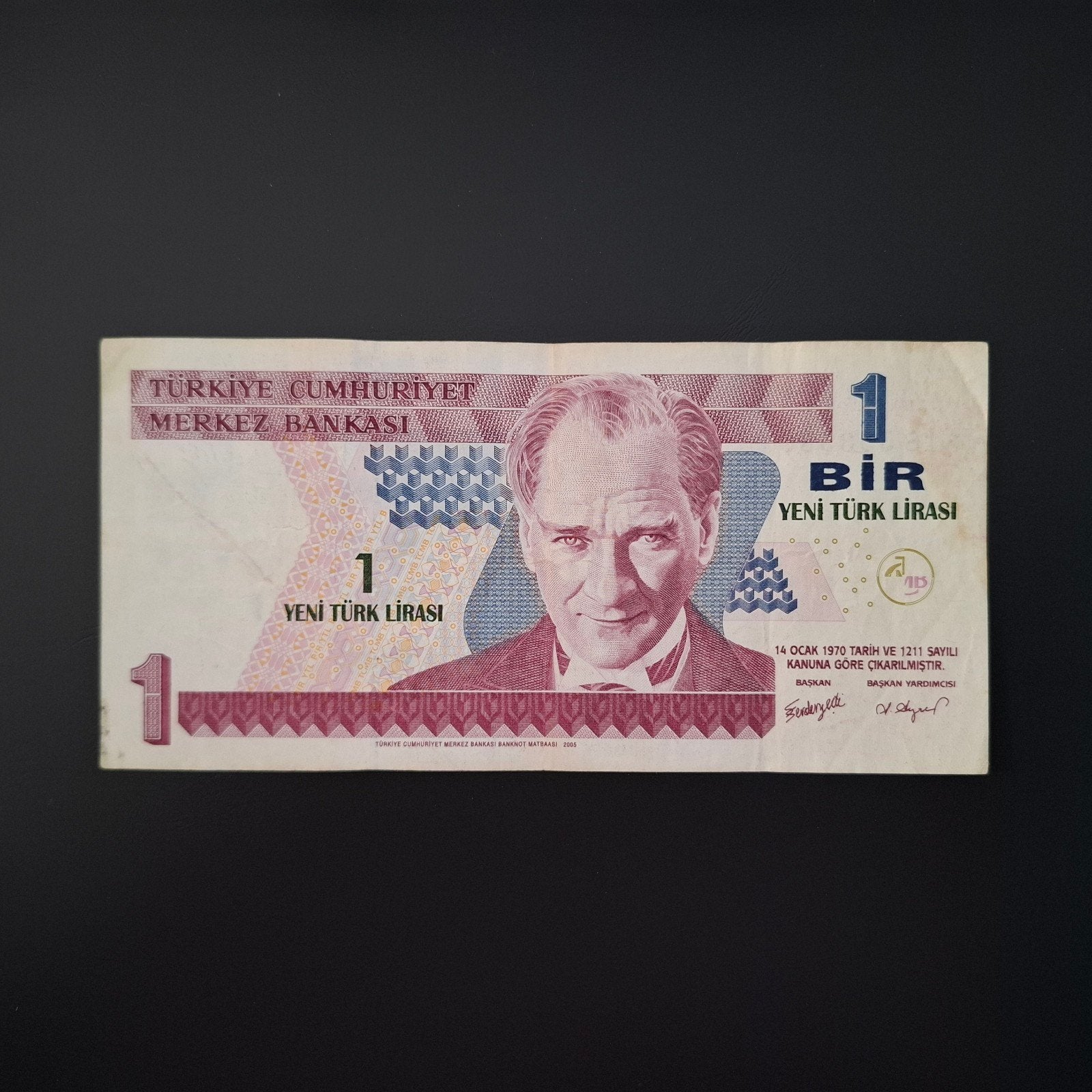 1 lira Turkije #055, Verzenden, Overige landen, Los biljet