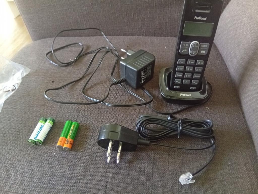 Profoon PDX-230 draadloze telefoon met basisstation, Ophalen of Verzenden, Zo goed als nieuw, 1 handset