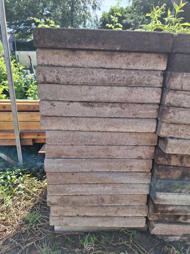 Betontegels 40 x 60 x 5 cm, Ophalen, Zo goed als nieuw, 10 m² of meer, Beton