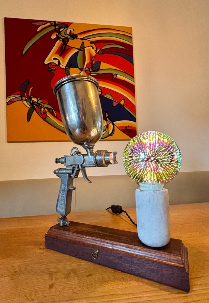 tafellamp “Paintgun U5", Gebruikt, Met schakelaar, Overige materialen, Sfeerlamp