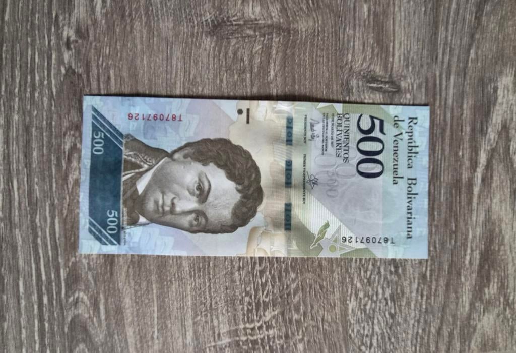 Venezuela 500 Bolívares biljet - Zeldzaam verzamelobject, Ophalen of Verzenden, Zuid-Amerika, Los biljet