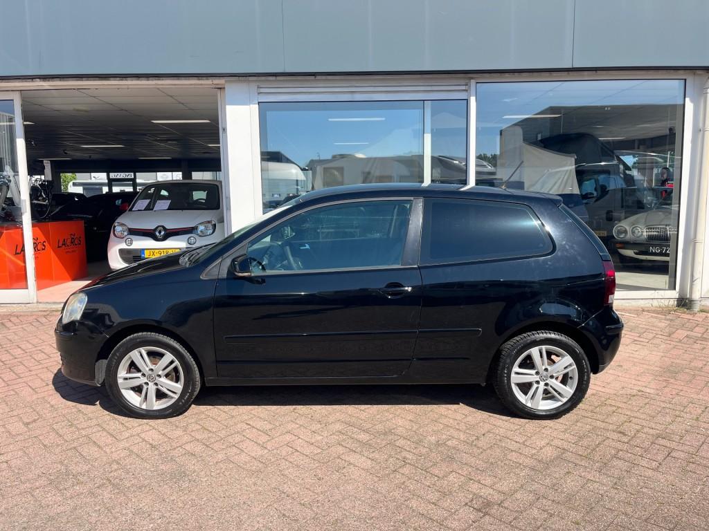 Volkswagen POLO 1.2 Optive Airco El.ramen CV, Voorwielaandrijving, 989 kg, Zwart, Origineel Nederlands