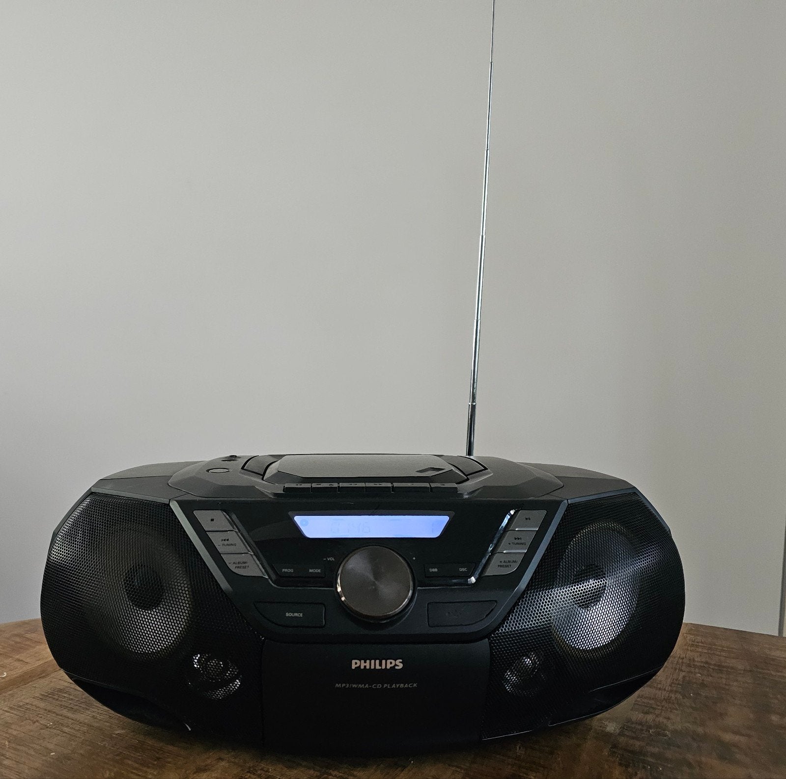 Philips CD Soundmachine AZ3856 met MP3/WMA-CD Playback, Ophalen of Verzenden, Gebruikt, Radio, Met cd-speler
