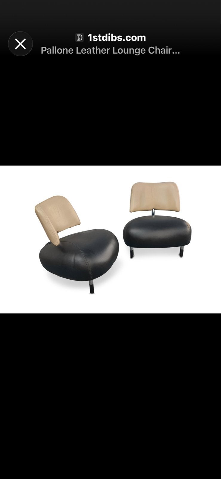 Leolux Pollux Fauteuils  2 stuks, Ophalen, Zo goed als nieuw, Leer