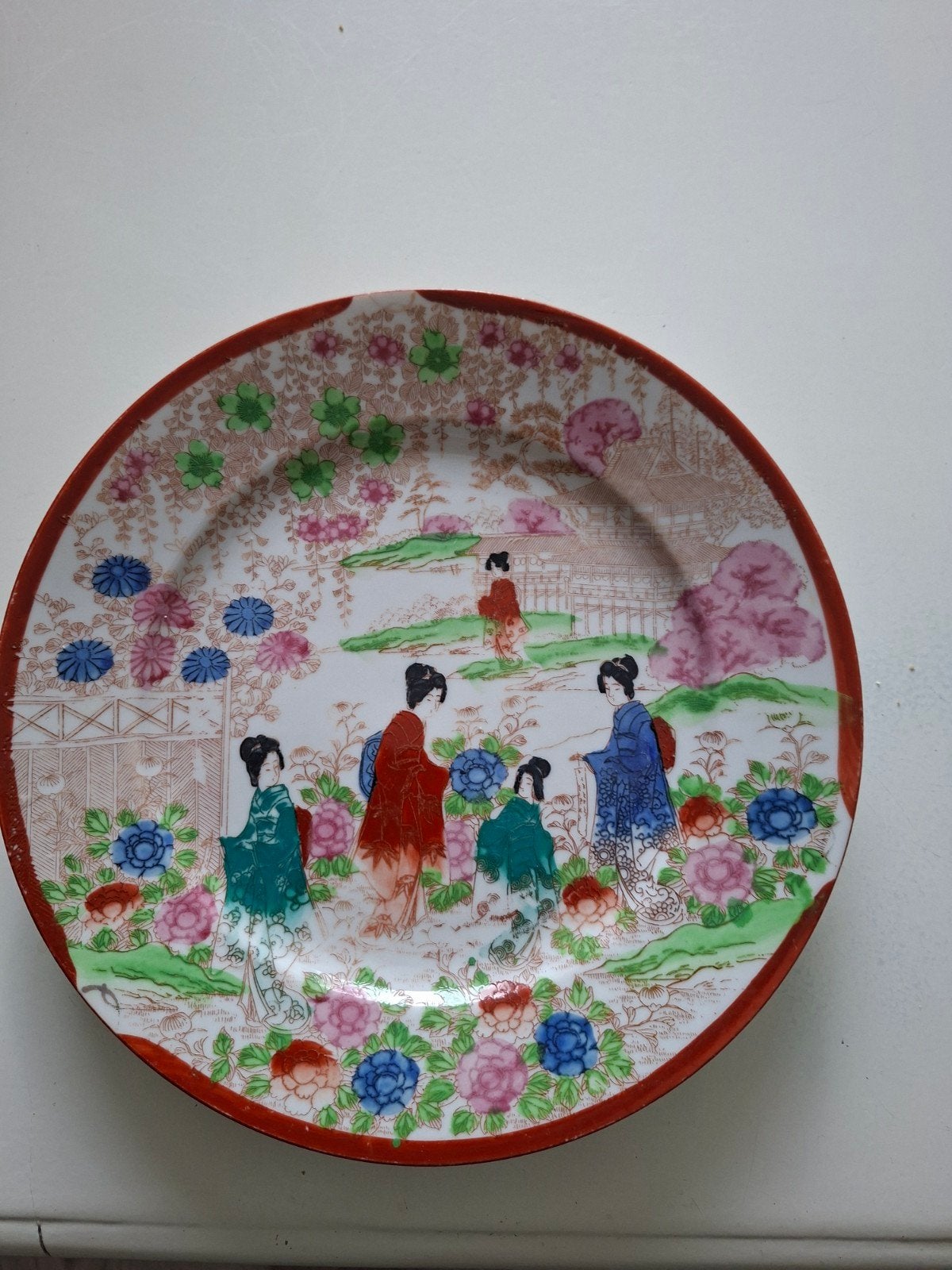 Te koop antiekJapans bord, Ophalen of Verzenden