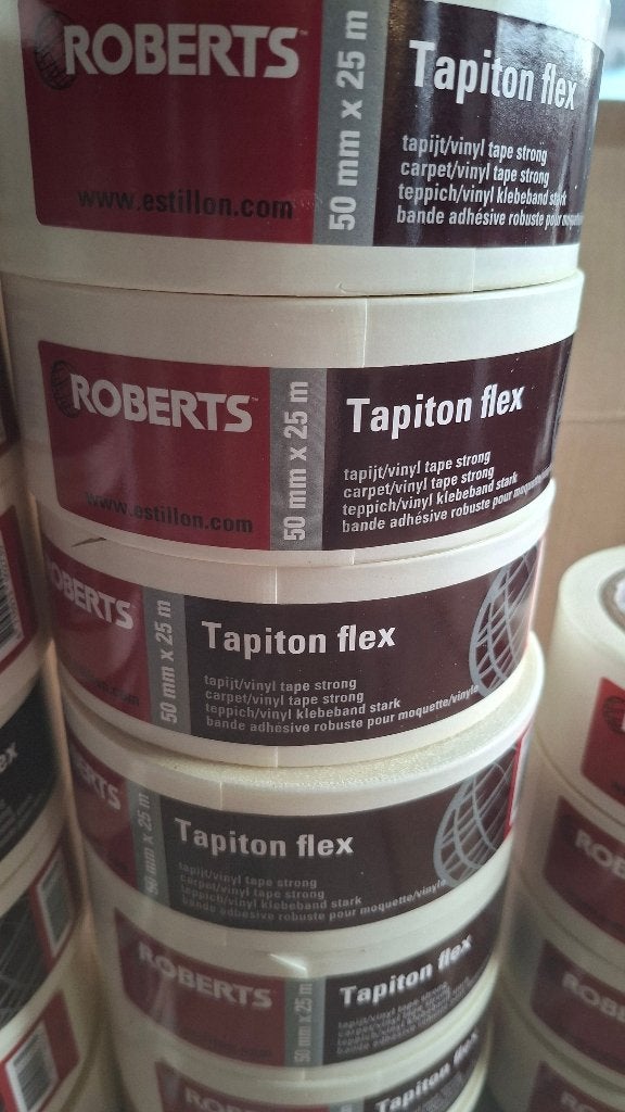 Partij Roberts Tapiton Flex Tape plakband 18 rollen. NIEUW, ., Nieuw, Ophalen of Verzenden, .