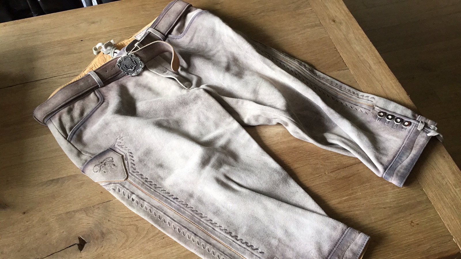 Leren broek STOCKERPOINT maat 60, Zwart, Maat 46/48 (XL) of groter, Nieuw, Ophalen of Verzenden