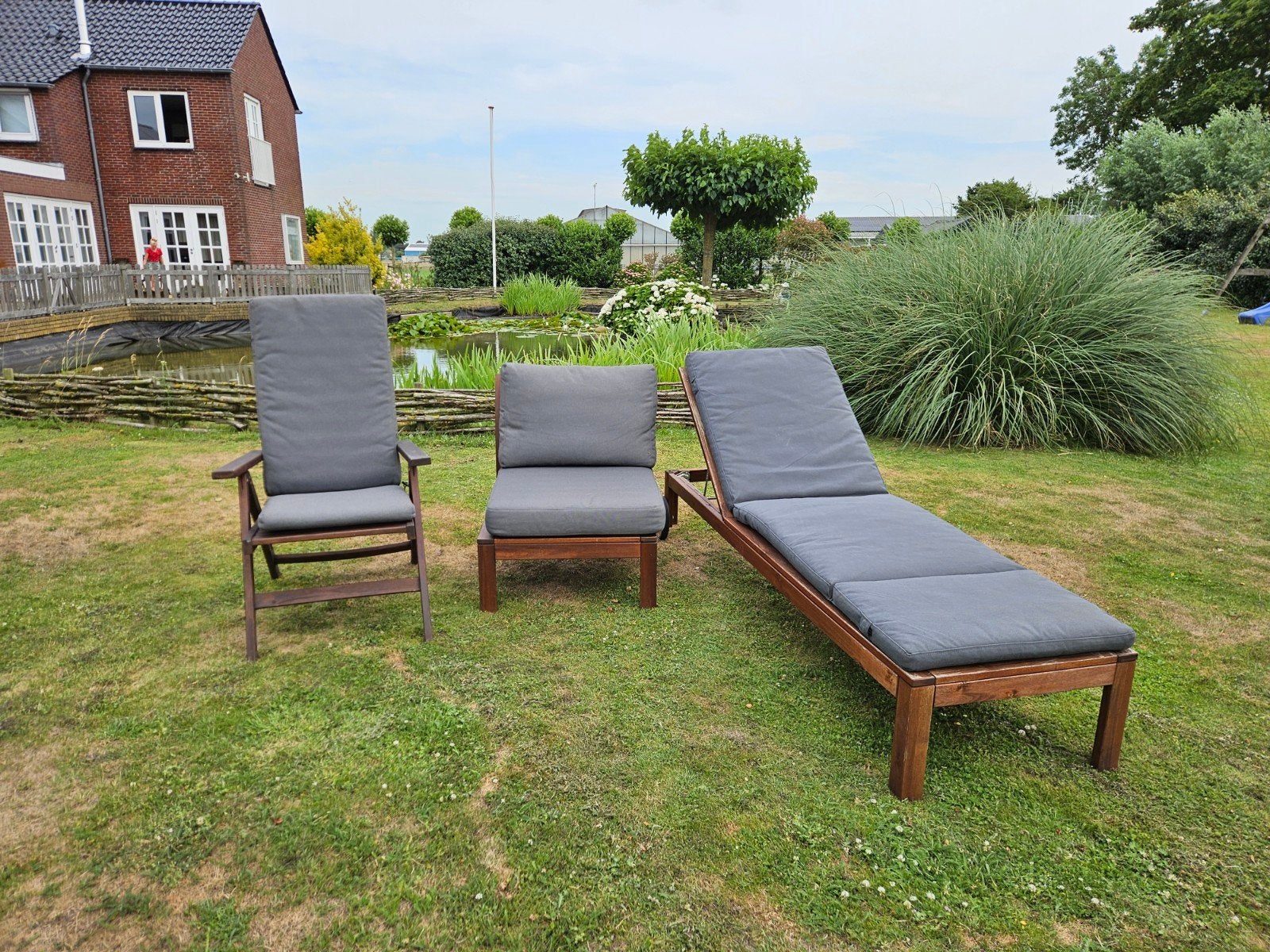 Ikea Froson grijze tuinkussenhoezen voor Duvholmen kussens, Tuin en Terras, Ophalen of Verzenden