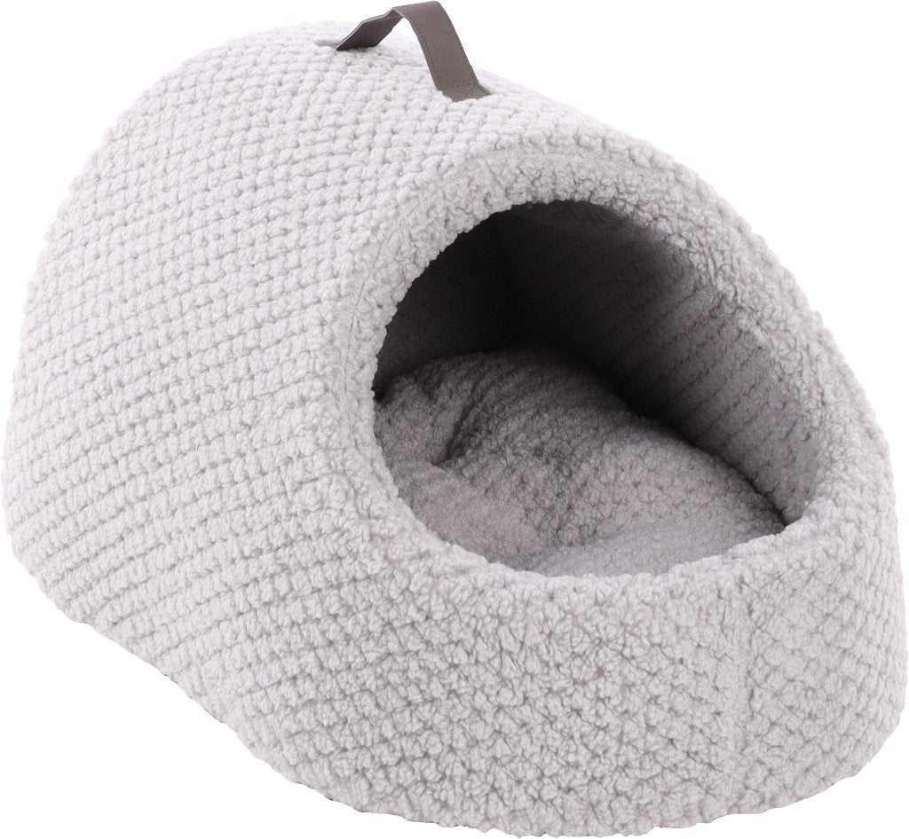 Kattenmand iglo huis Jacquard grijs van € 59,99 nu € 44,95, ., Flamingo, Nieuw, Ophalen of Verzenden