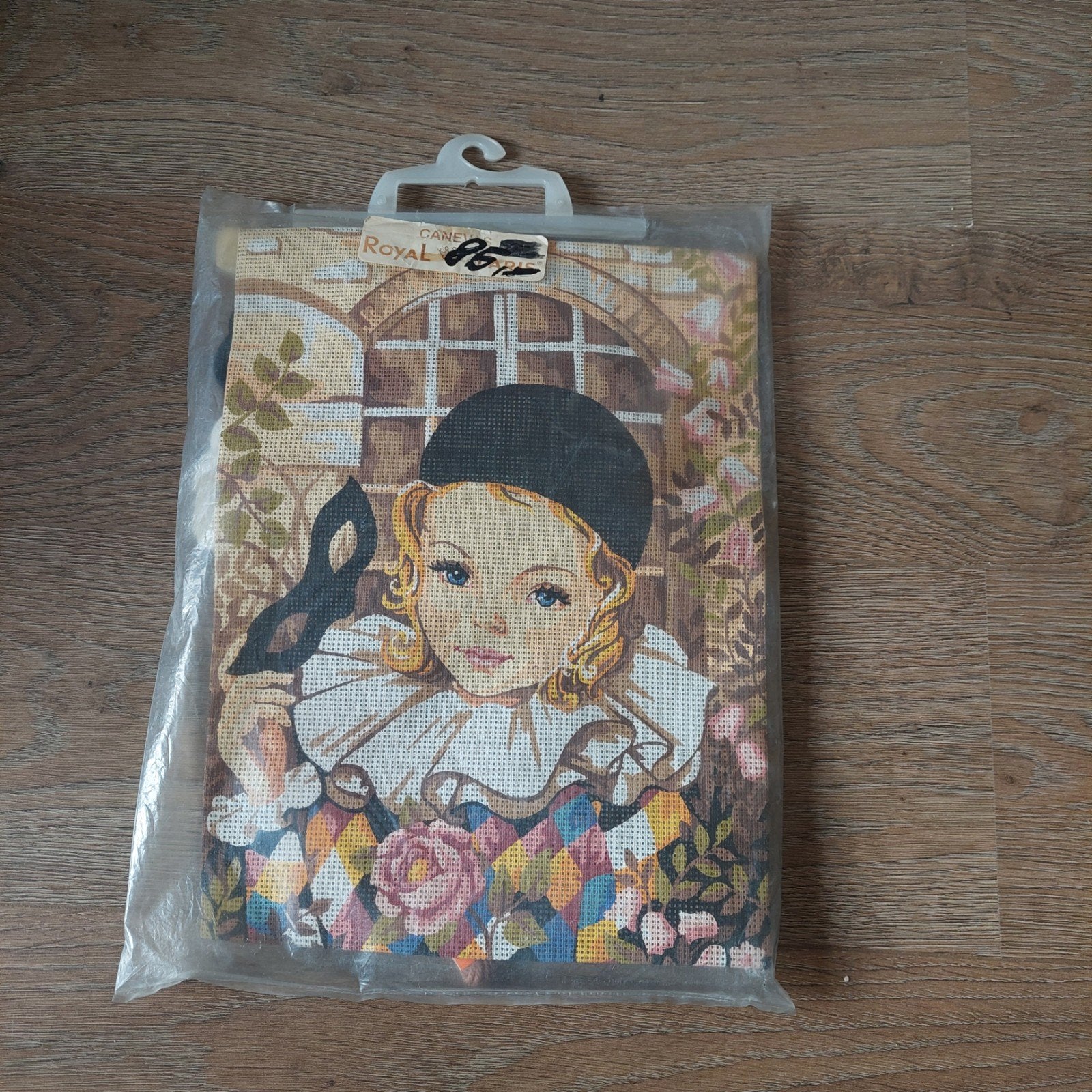 Vintage Royal Paris Gobelin Borduurpakket - Arlequine Nieuw, ., Nieuw, Ophalen of Verzenden, .