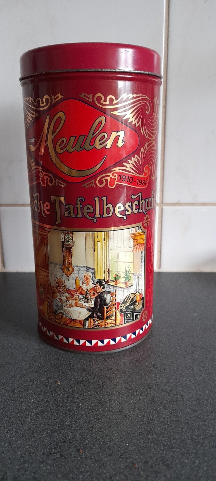 Van der meulen beschuitblik, Ophalen, Overige