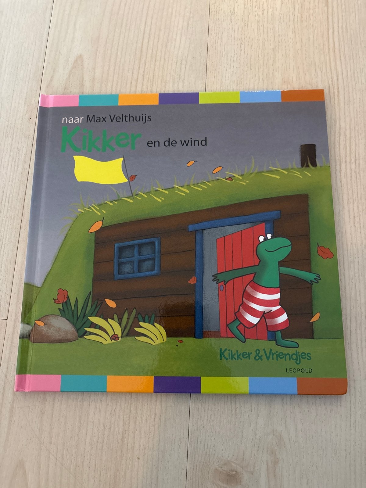 Kikker en de wind - Max Velthuijs (Hardcover), Boeken, Ophalen of Verzenden, Gelezen, Sprookjes