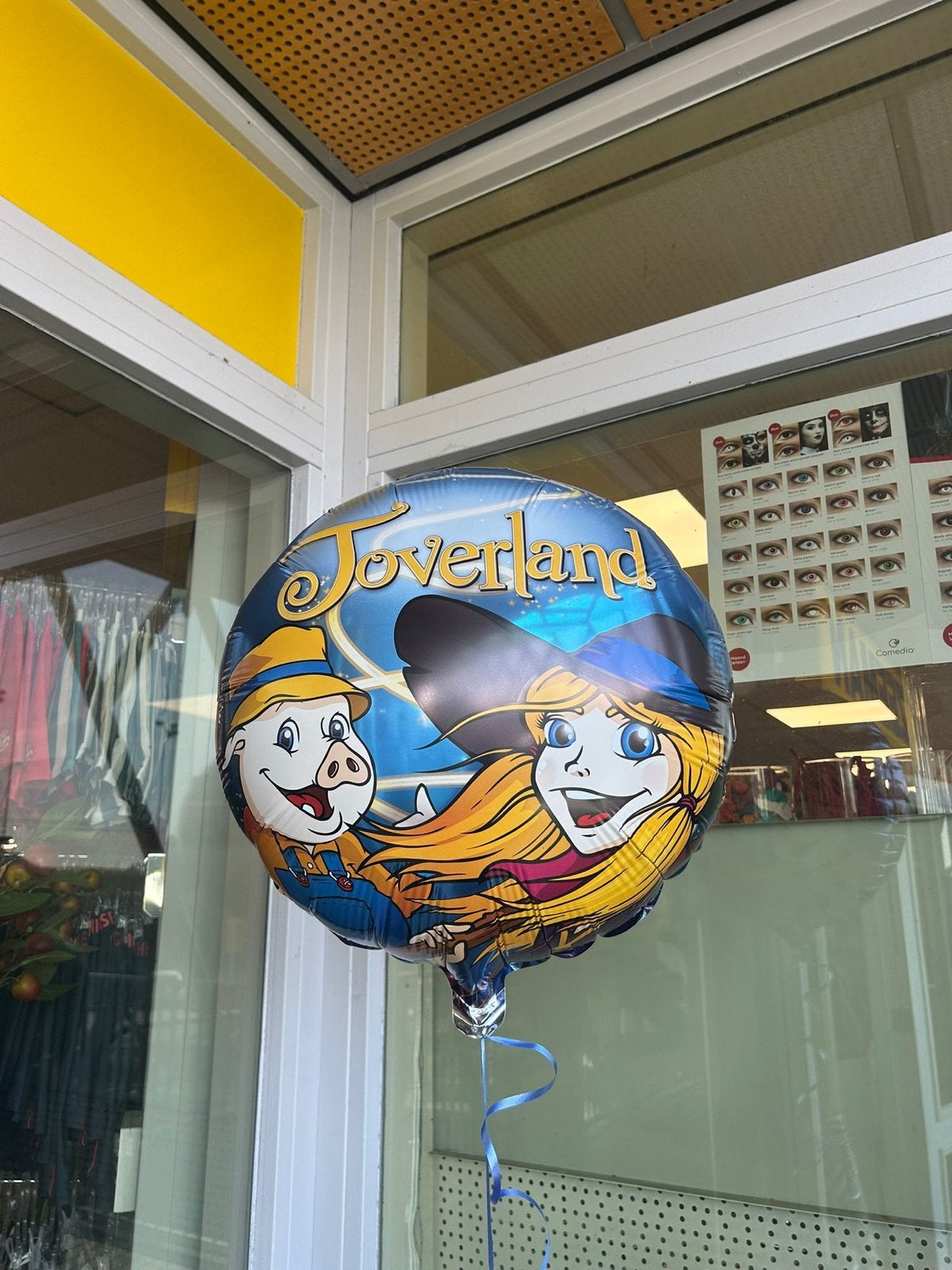 Toverland Folieballon groot partij, Ophalen of Verzenden, Zo goed als nieuw, Feestartikel, Verjaardag